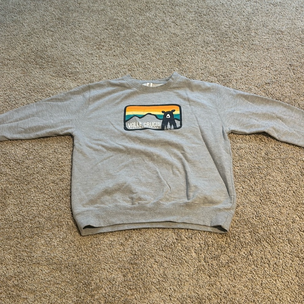 women’s gray, Valley Crucis sweatshirt/crewneck